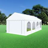 Partytent-4x8-polyester-wit